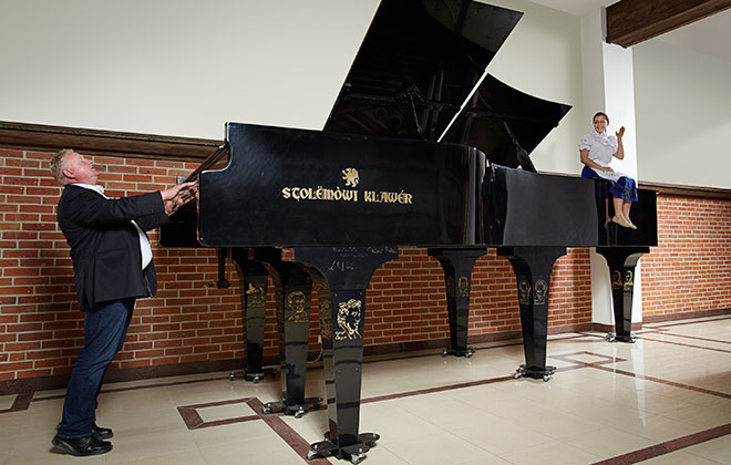 One of the world's biggest pianos